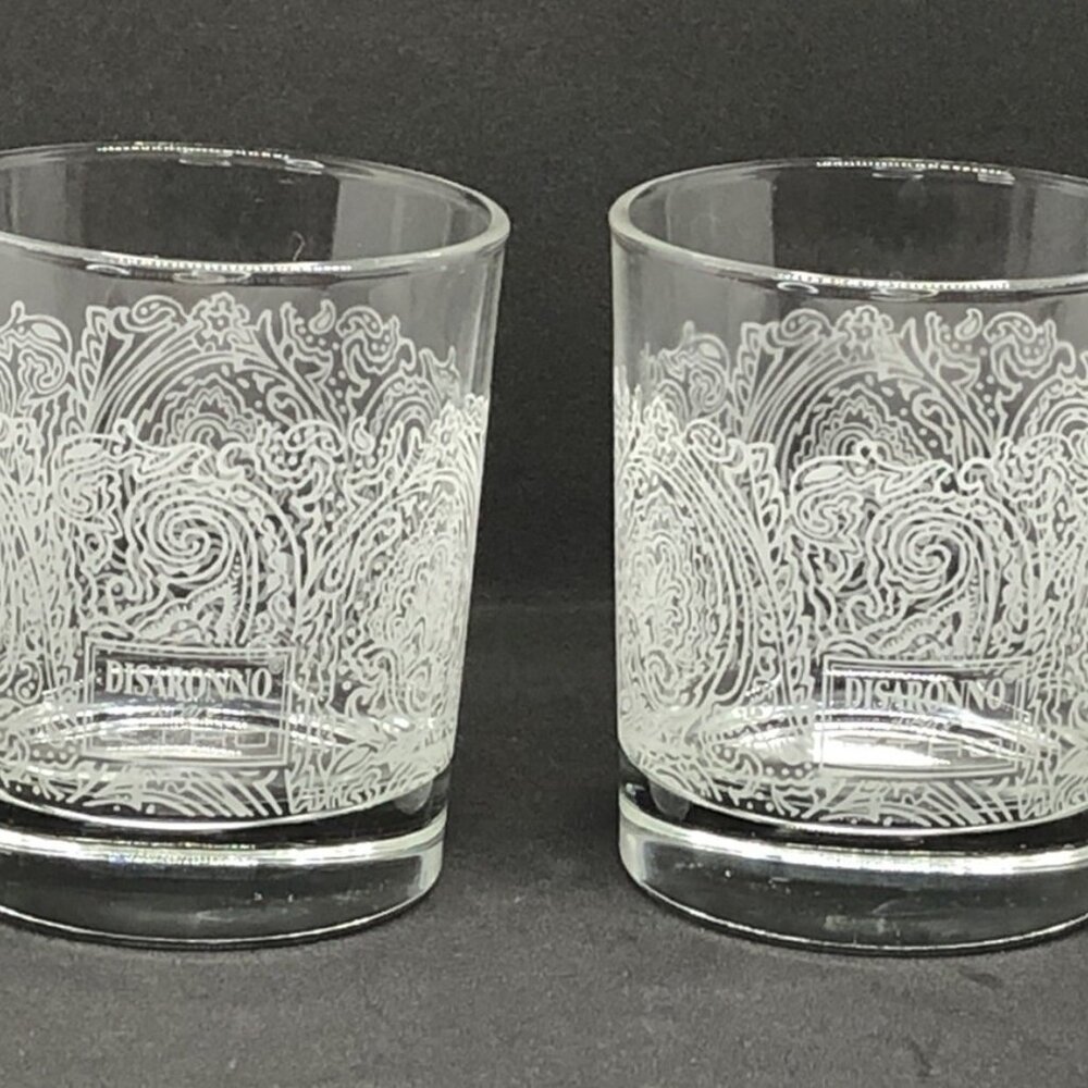 Disaronno Wears Etro, set of 2 Glasses